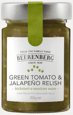 Green Tomato &amp; Jalapeno Relish 165g