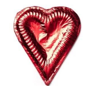 LG RED FOIL HEART 60g
