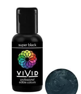 SUPER BLACK  GEL COLOUR  21G