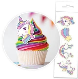 UNICORN | WAFER TOPPERS | PACKET OF 16