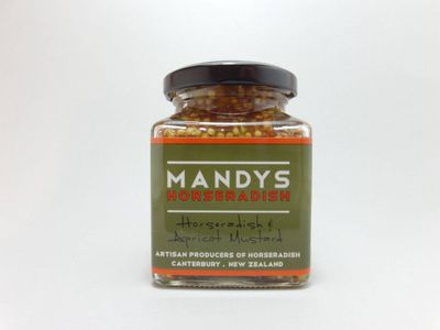 Mandys Horseradish and Apricot Mustard 200g