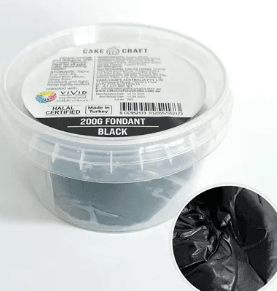 FONDANT BLACK 200G