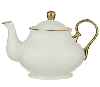 Ripple White Tea Pot