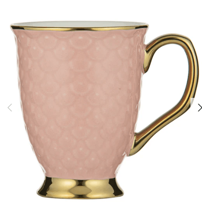 Ripple Footed Blush Mug 380ml