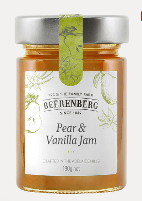 Pear &amp; Vanilla Jam 190g