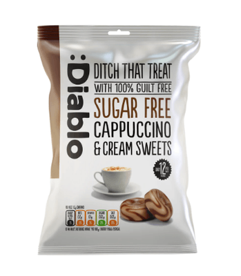 Sugar Free Cappuccino and Cream Sweets 75g