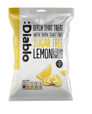 Sugar Free Lemon and Cream Sweets 75g