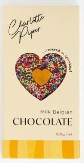 Milk Belgian Chocolate with Sprinkles 100g