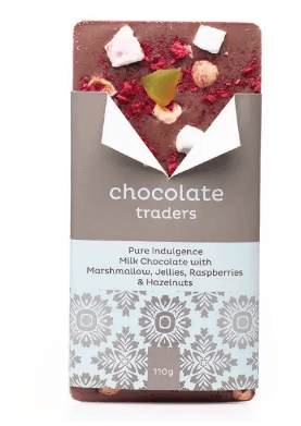 Marshmallow, Jellies, Raspberries &amp; Hazelnuts, 110 g