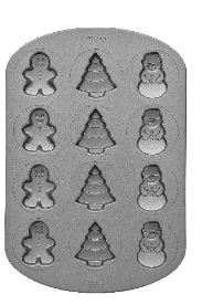 Cookie Pan Xmas 12 cavity