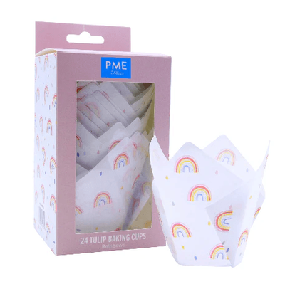 Muffin Cases - Rainbows 24pk