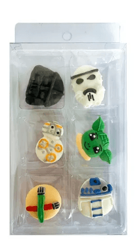 STAR WARS | SUGAR DECORATIONS | 6 PIECE PACK