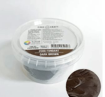 Dark Brown  Fondant  200g