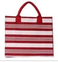 RED STRIPE JUTE BAG