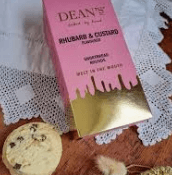 Rhubarb &amp; Custard Shortbread Rounds 150g