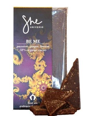 Be Me Bar Passion, Ginger, lemon 58% 90g