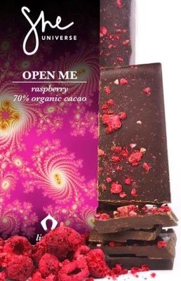 Open Me Bar Raspberry 70% 90g