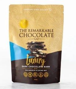 Macadamia & Cacao Nib Luxury Bark 125g