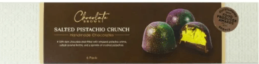 Boxed Chocolates 6pk Salted Pistachio Crunch