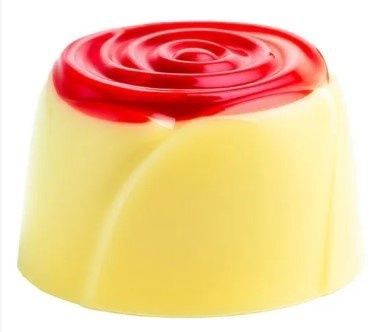 Red Velvet White Rose