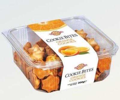 Orange Cookie Bites 300g