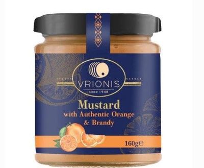 Mustard with Orange and Brandy 160g