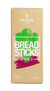Spinach Bread sticks 100g