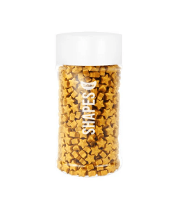 Gold Stars Shaped Sprinkles 80g