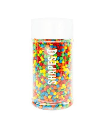 Bright Sequin Shape Sprinkles 75g