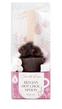 Dark Hot Choc Bunny Spoon 50g