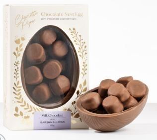 Milk Chocolate Nest Egg with Chocolate Coated Marshmallows 165g