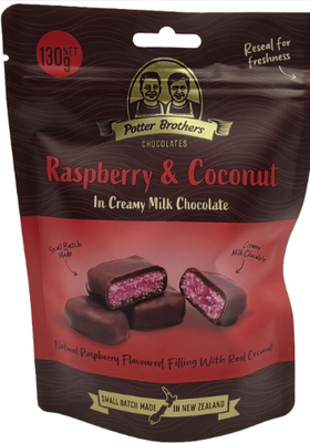 Raspberry Coconut in Milk Chocolate 130g