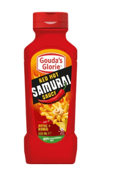 Gouda's Glorie Red Hot Samurai Sauce 550ml