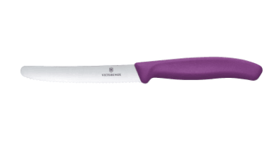 Victorinox Tomato &amp; Sausage Knife 11 cm Purple Handle