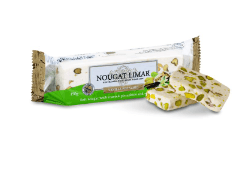 Vanilla &amp; Pistachio Nougat Log 150g