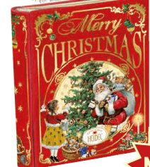 Christmas Nostalgia Book with Chocolate Bars 80g