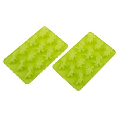 Silicone 12 Cup Dinosaur Chocolate Mould Set of 2