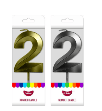 Number 2 Candle