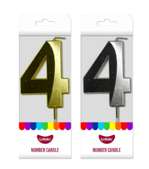 Number 4 Candle