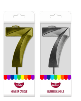 Number 7 Candle
