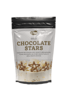 Chocolate Decor Stars 53% Dark Chocolate 50g