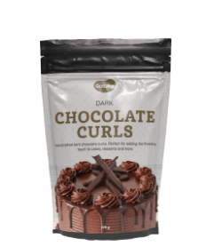 Chocolate Decor Curls 53% Dark Chocolate 50g