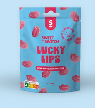 Sugarfree Lucky Lips 100g