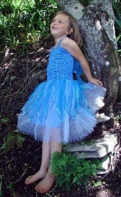 Sky Blue Angel Dress