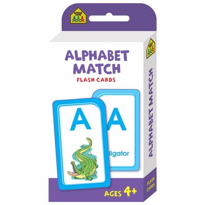 School Zone Flash Cards - Alphabet Match