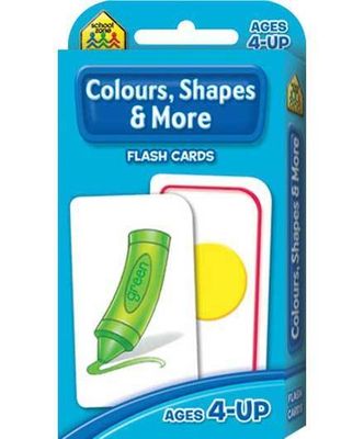 School Zone Flash Cards - Colours, Shapes and More
