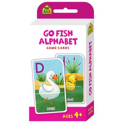 School Zone Flash Cards - Go Fish Alphabet