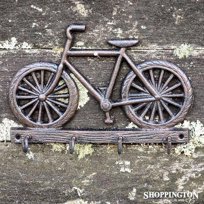 Cast Iron Bicycle Key Hook