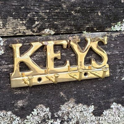 Brass KEYS Key Hook