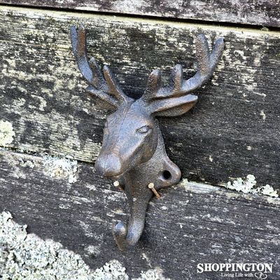 Cast Iron Stag Hanger Hook